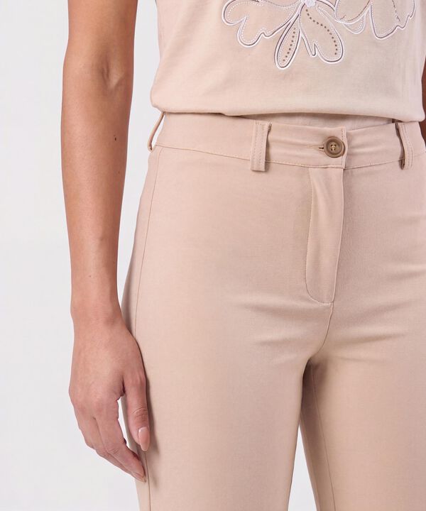 Pantalon Clasico Unicolor 