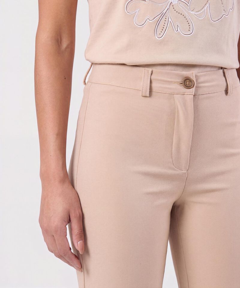 Pantalon Clasico Unicolor 