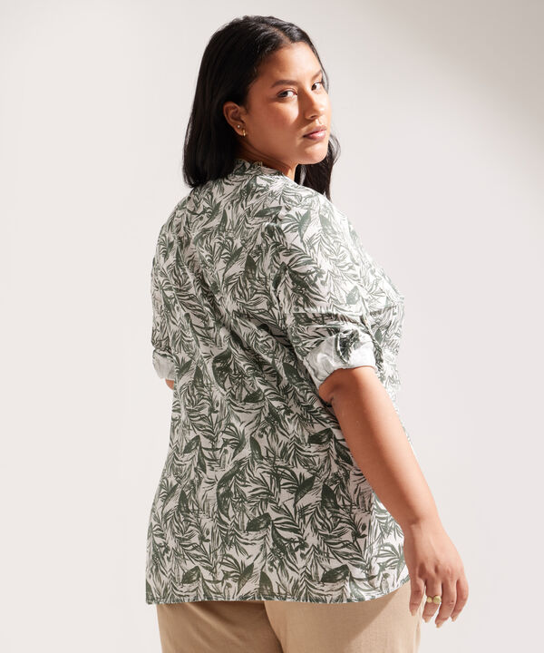 Blusa Manga 3/4  Estampada