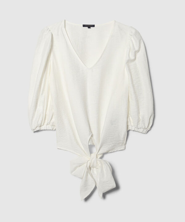 Blusa Unicolor Manga 3/4