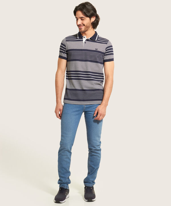 Polo Listadora Rayas Slim Fit