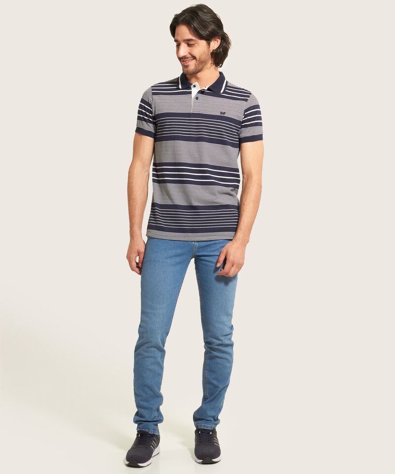 Polo Listadora Rayas Slim Fit