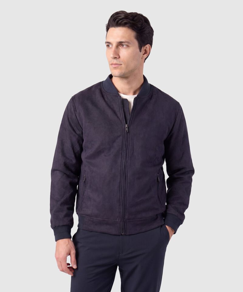 Chaqueta Bomber Para Hombre