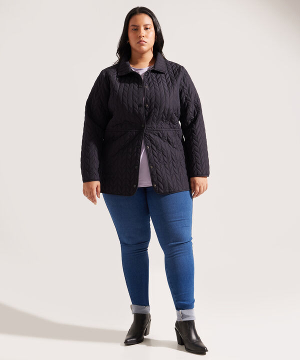 Chaqueta Larga Acolchada image number null