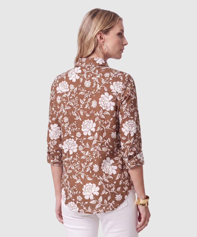 Camisa Manga Larga Ajustable Mujer