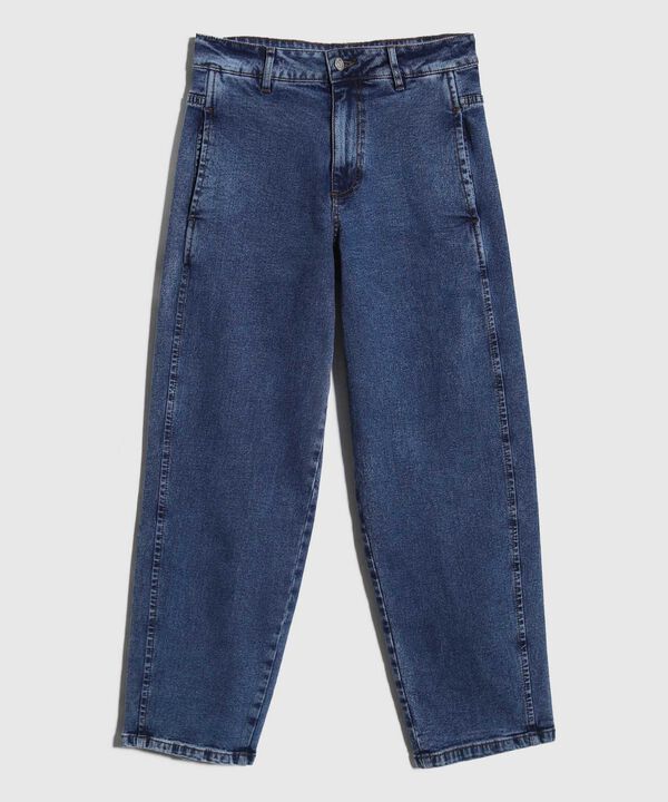 Jean Baggy Tono  Azul Medio Oscuro