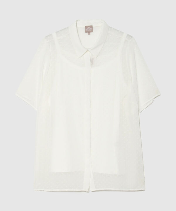 Camisa Manga Corta Texturizada