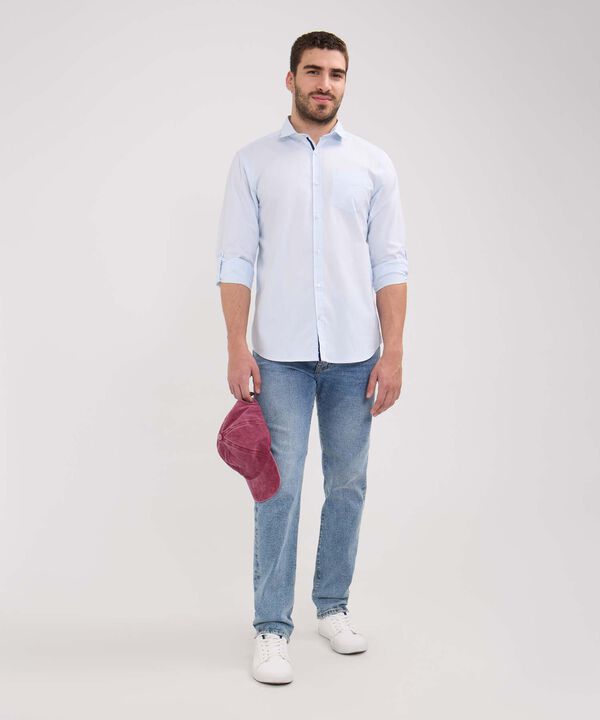 Camisa Manga Larga Unicolor image number null