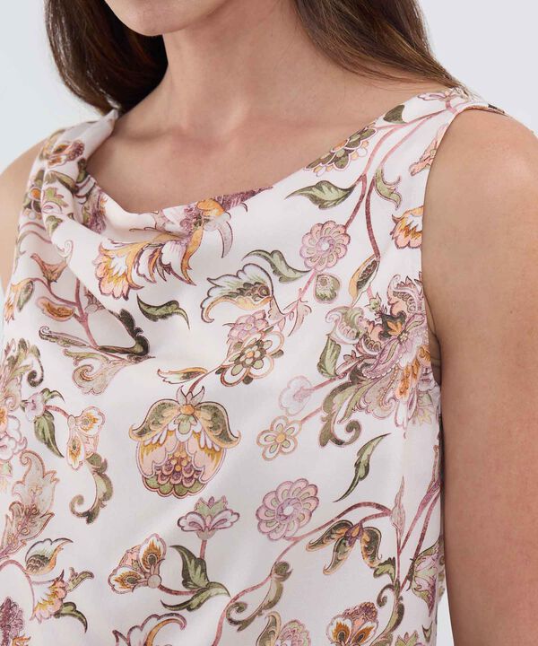 Blusa Estampada Manga Sisa image number null