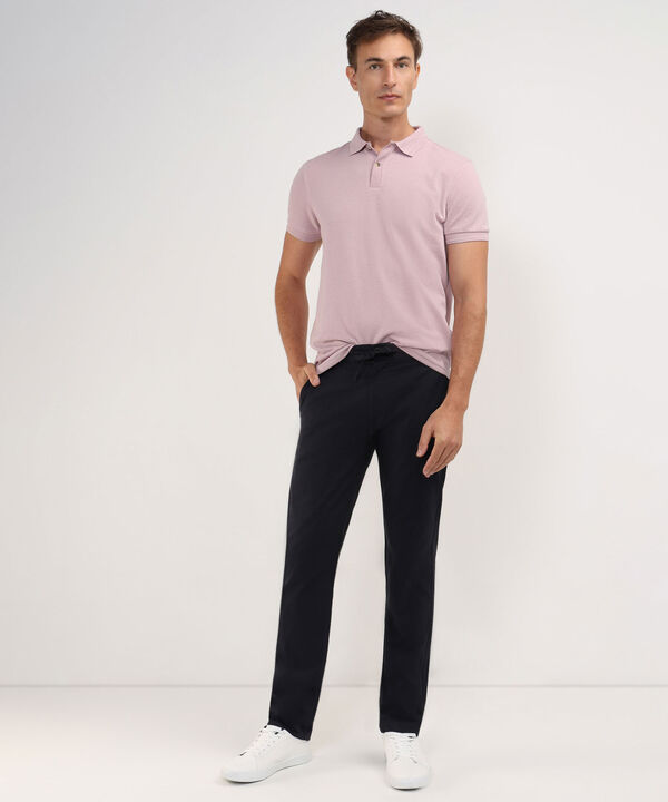 Pantalon Chino Unicolor Con Cordón image number null