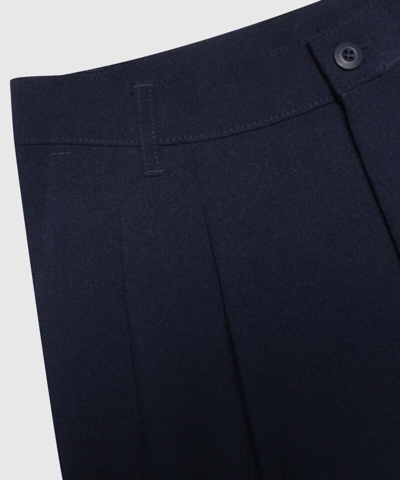 Pantalón Clásico Niño Con Prenses Unicolor