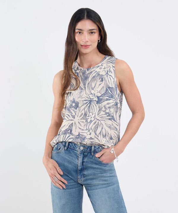 Blusa Manga Sisa Estampada image number null