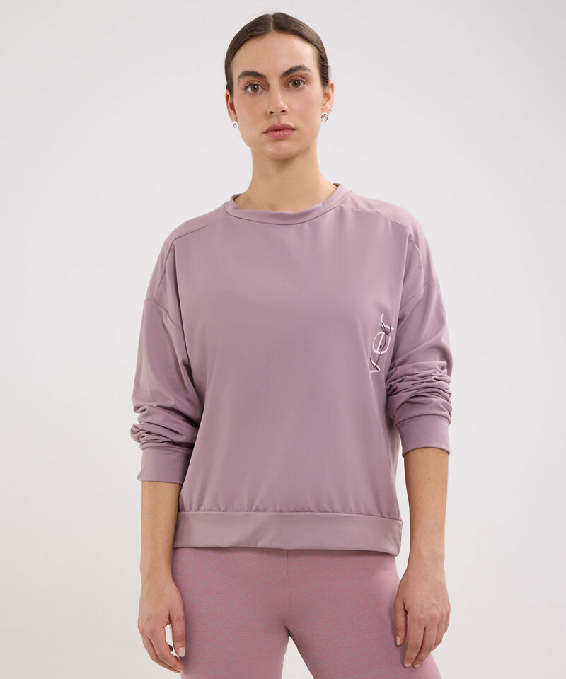 Buzo Unicolor Con Cortes, Sport Lineas