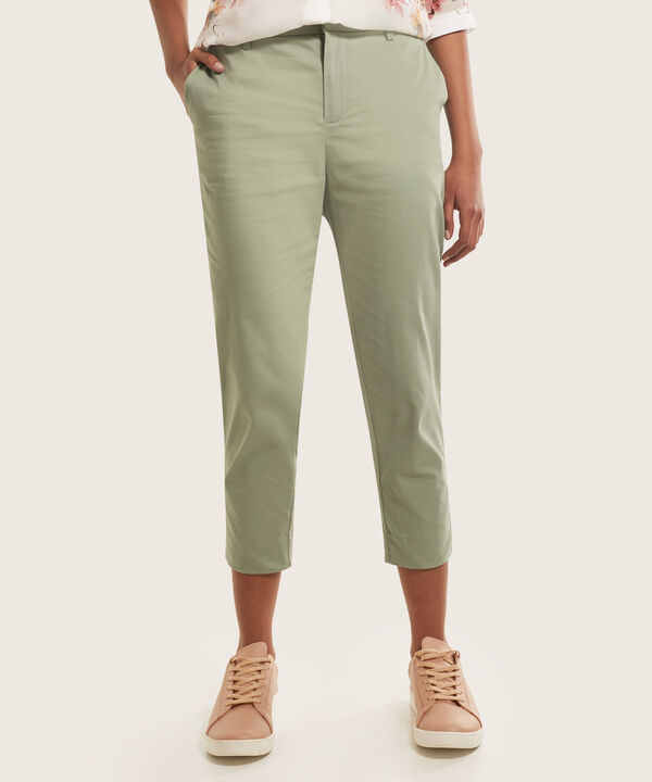 Pantalon Capri Unicolor image number null