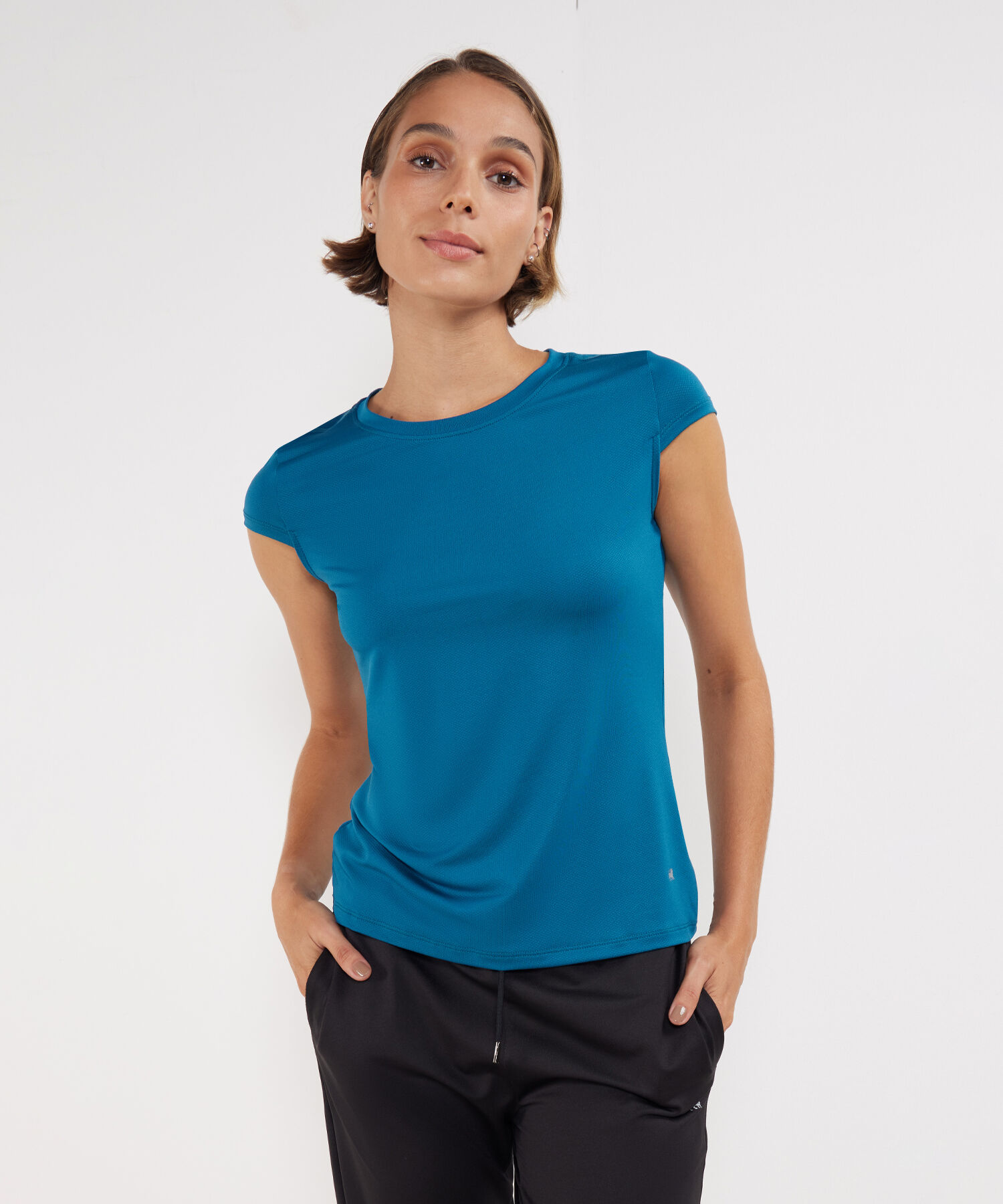 Camiseta Mc Cuello Redondo Manga Casquito