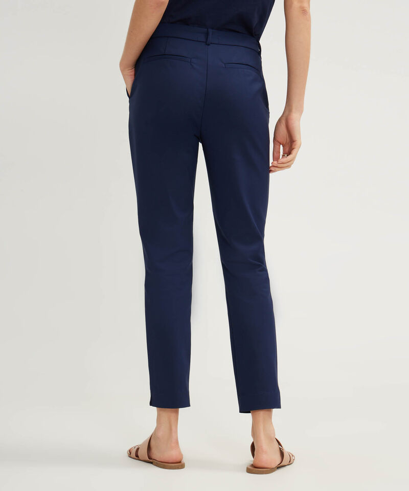 Pantalón Clasico Unicolor Bolsillo Diagonales