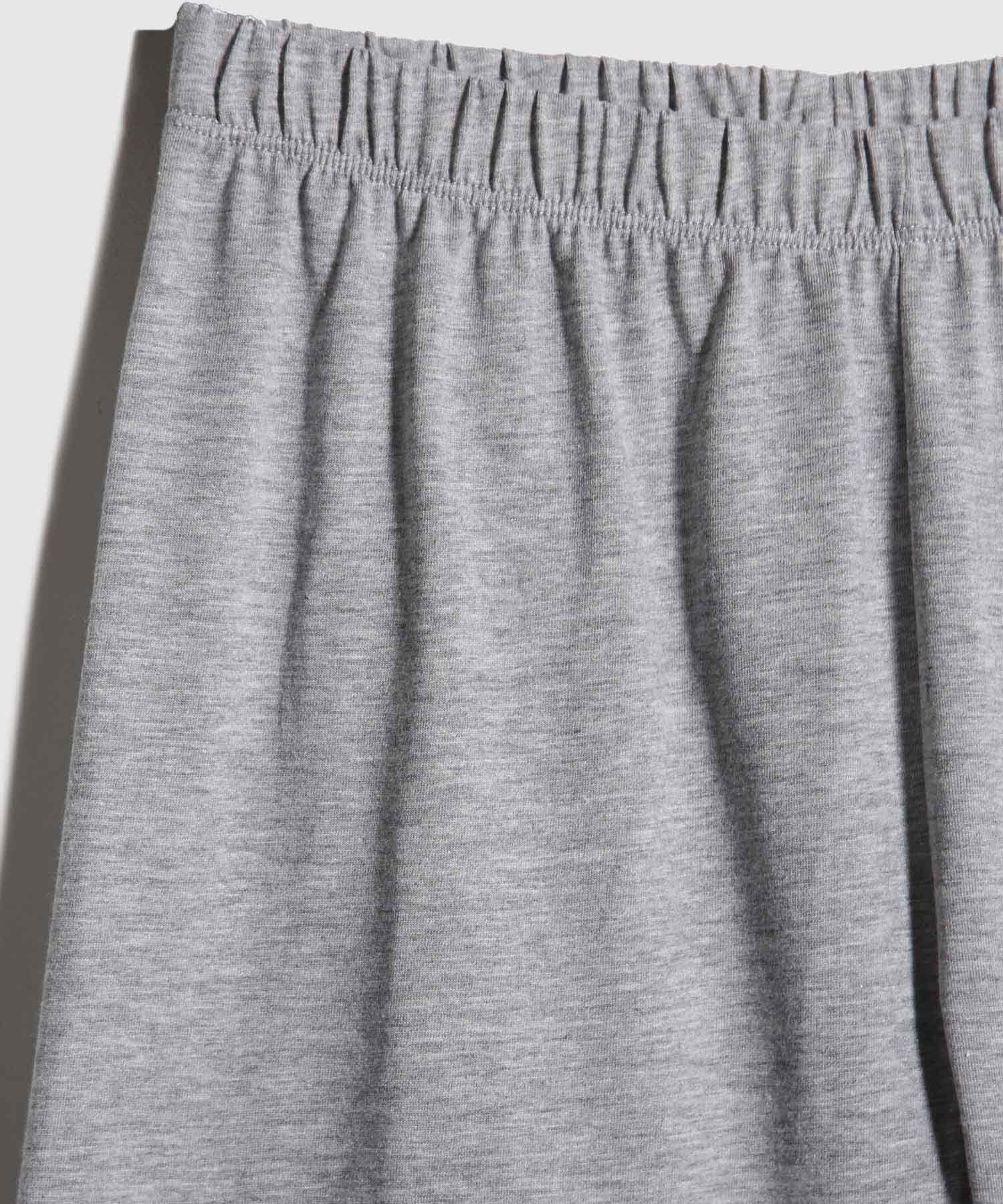 Pijama Junior Camiseta M/C Cuello Redondo/Pantaloneta Unicolor - Lineas