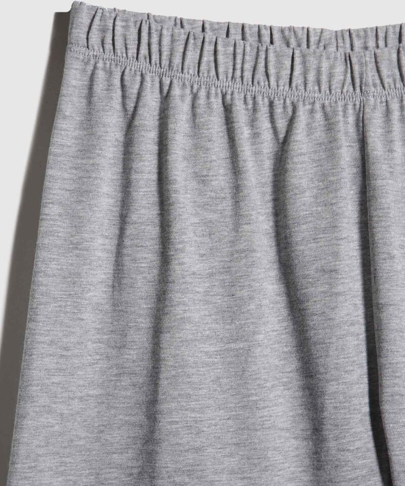 Pijama Junior Camiseta M/C Cuello Redondo/Pantaloneta Unicolor - Lineas
