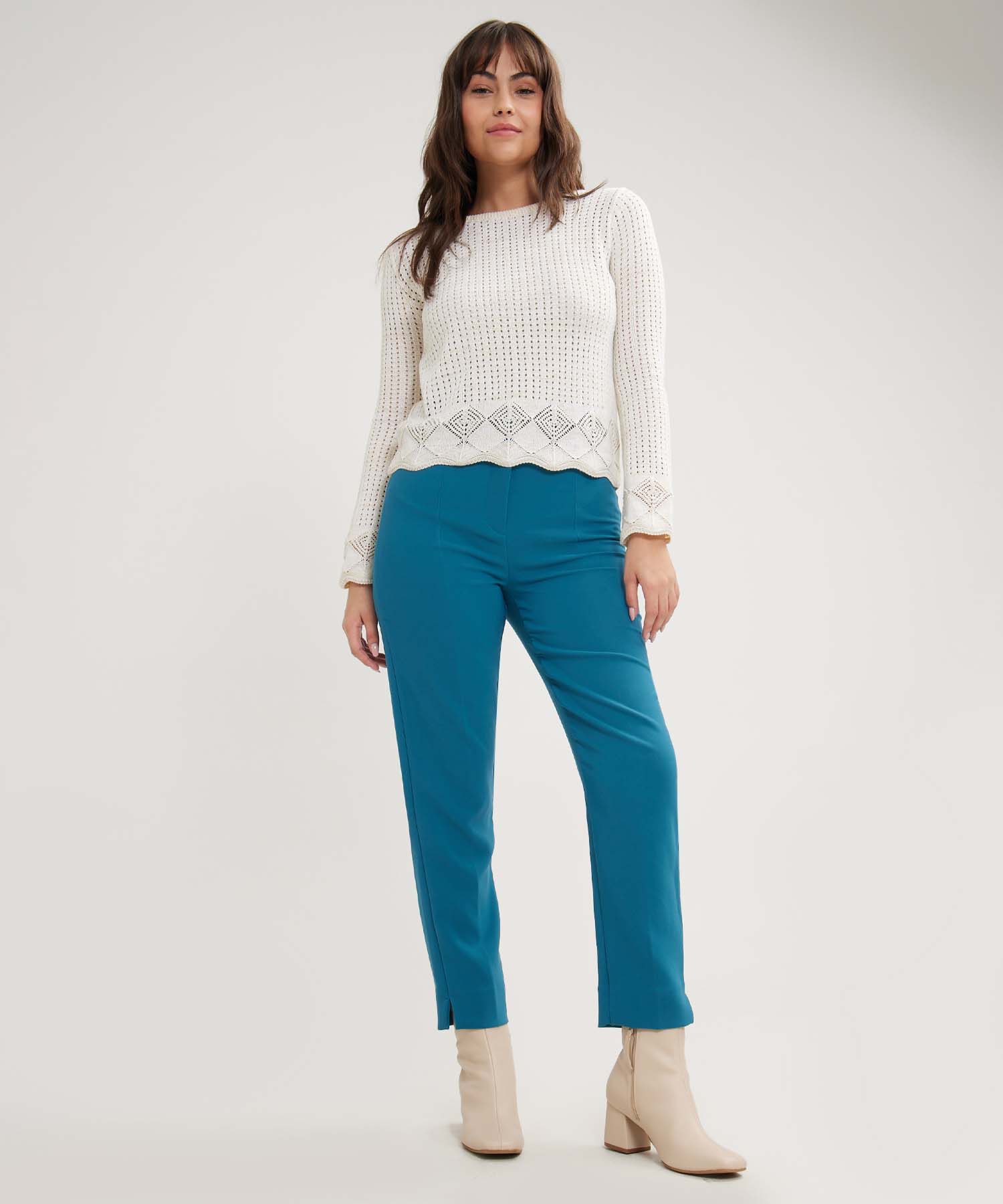 Pantalón Tiro Alto Largo