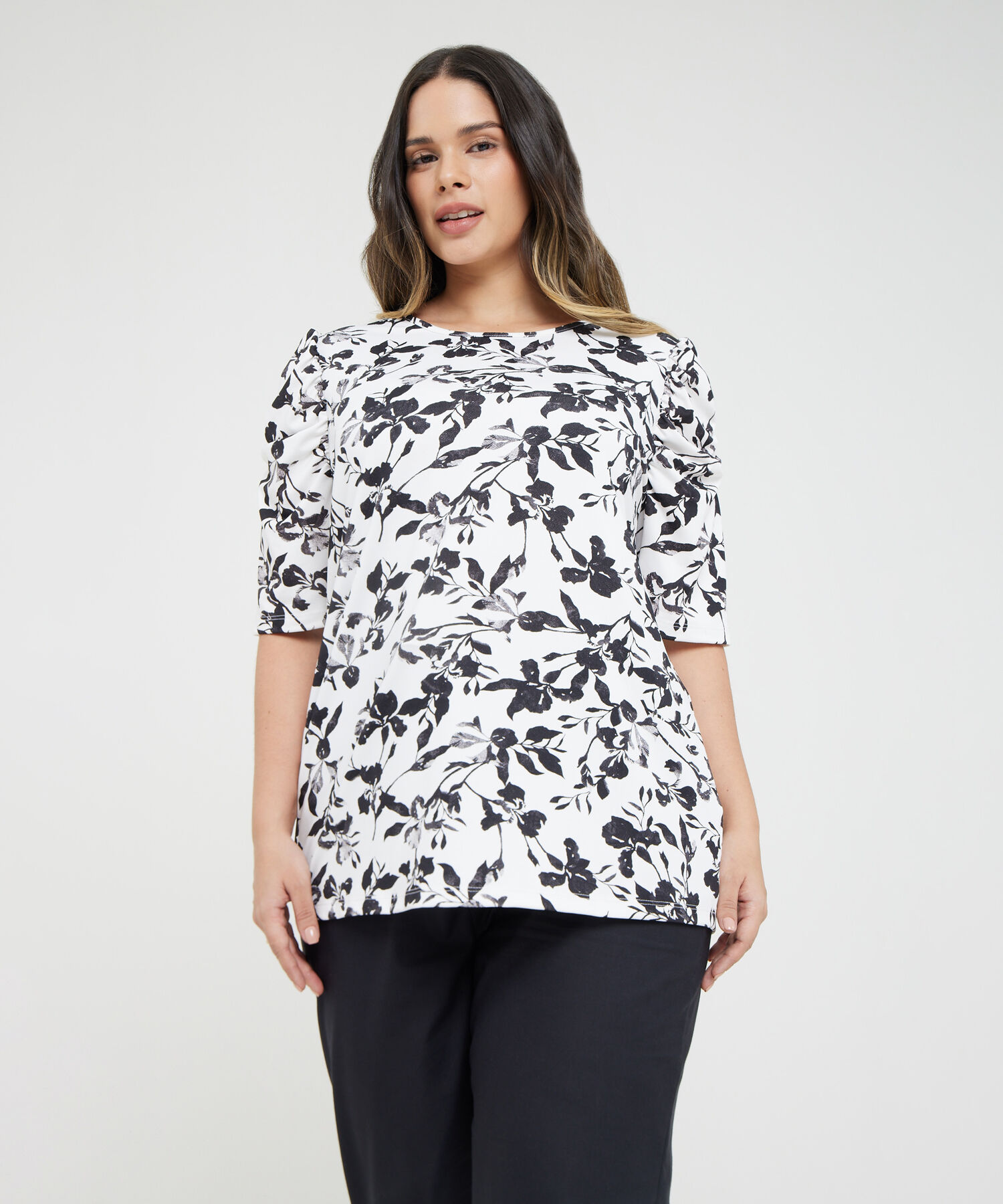 Camiseta Manga ¾ con Estampado