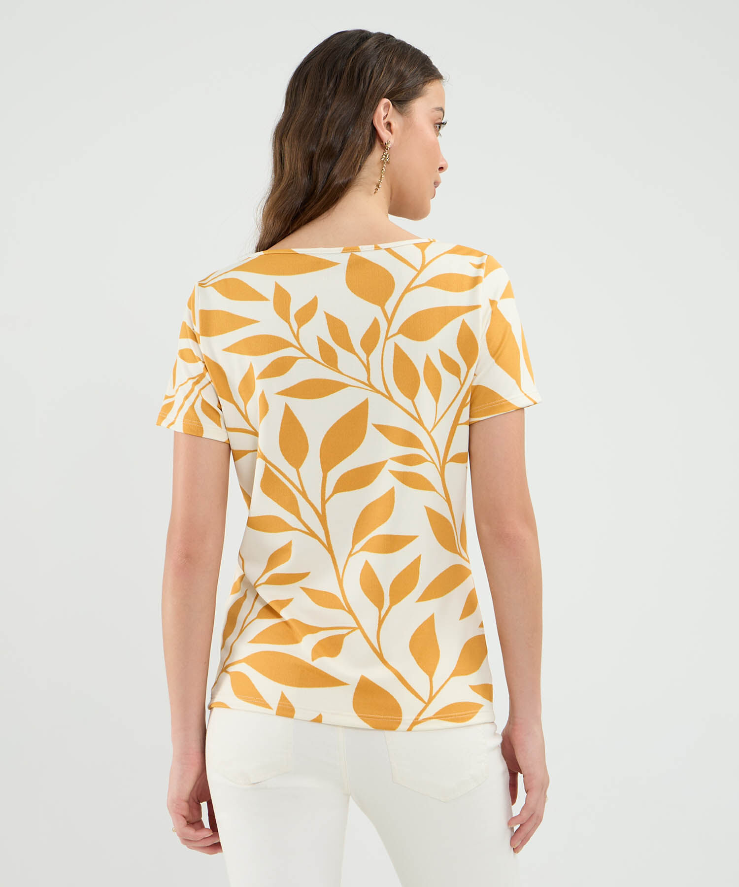 Camiseta Manga Corta Para Mujer