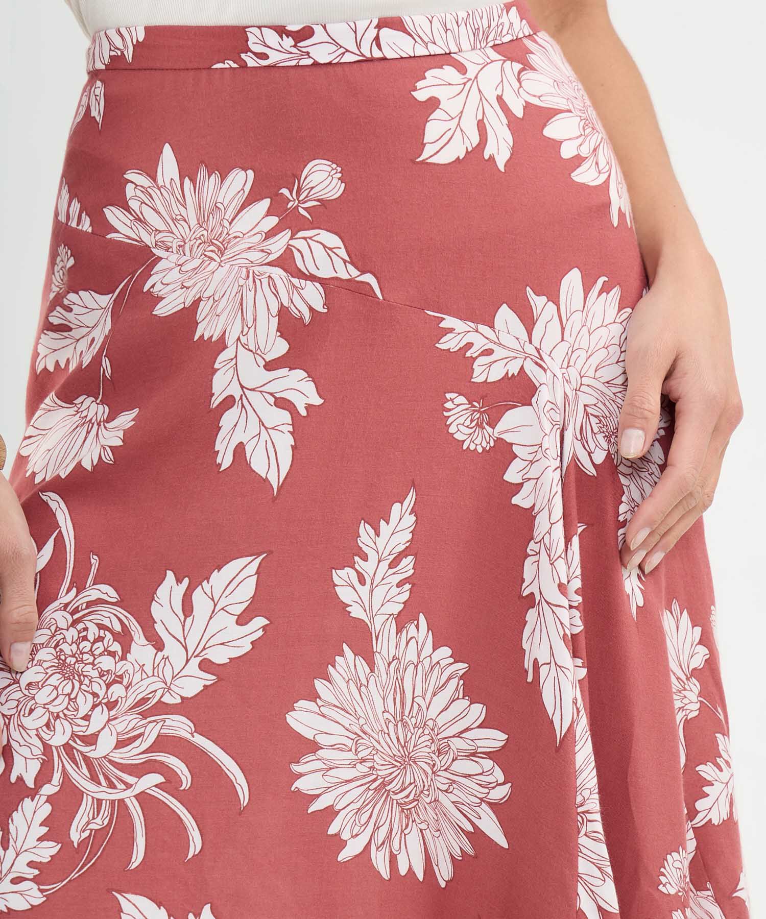 Falda Estampado Botánico