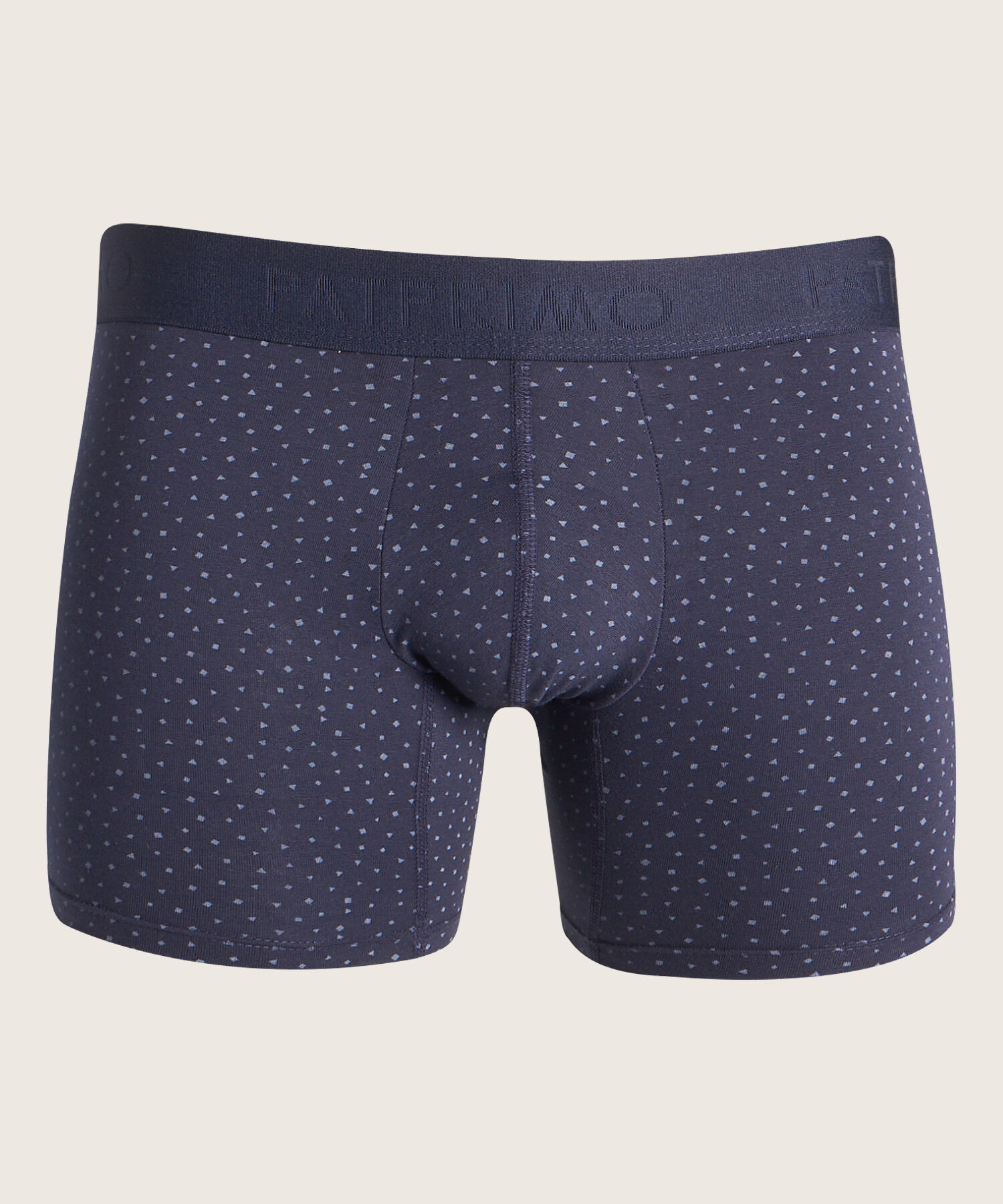 Boxer Pack X2, Medio Elástico Expuesto, Estampado Mini - Preteñido Rayas