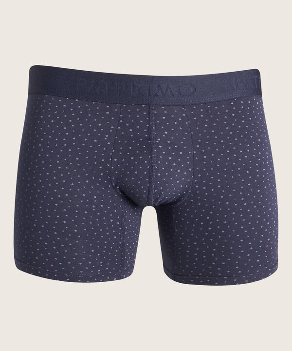 Boxer Pack X2, Medio Elástico Expuesto, Estampado Mini - Preteñido Rayas