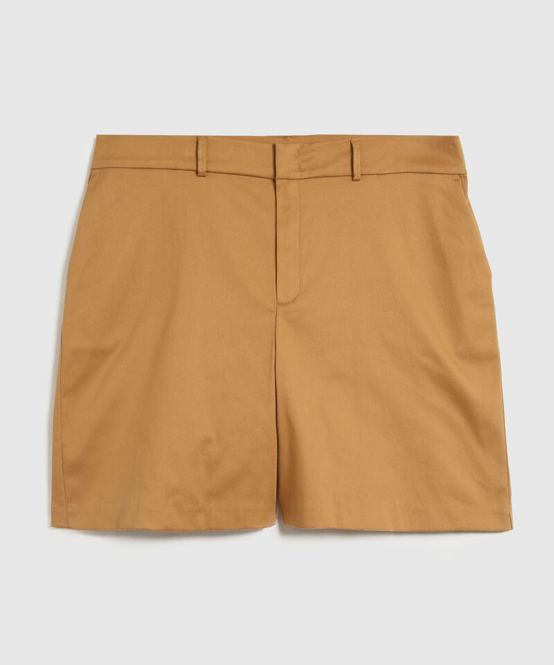 Bermuda Para Mujer Curvy Unicolor
