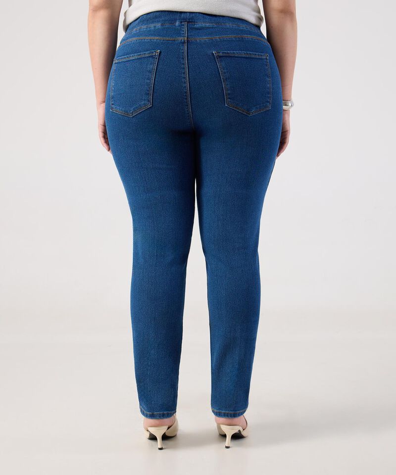 Jegging de Tiro Alto Estilizado para Mujer Curvy