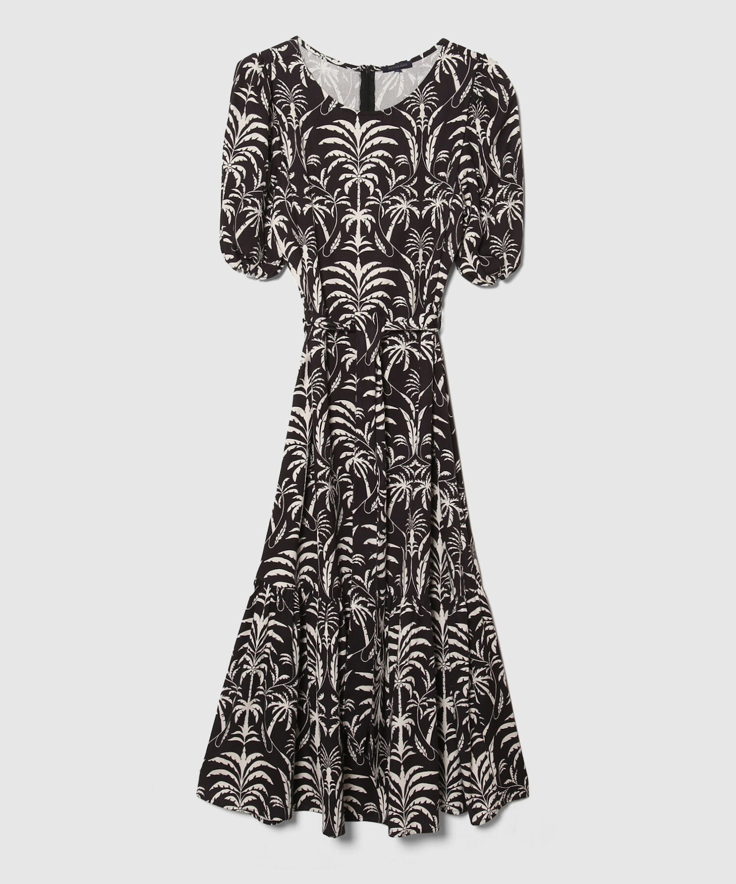 Vestido Manga Corta Estampado