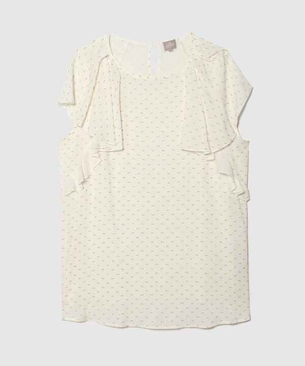 Blusa Manga Corta con Boleros