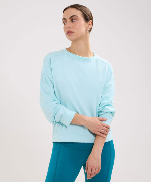 Buzo Unicolor Con Cortes, Sport Lineas