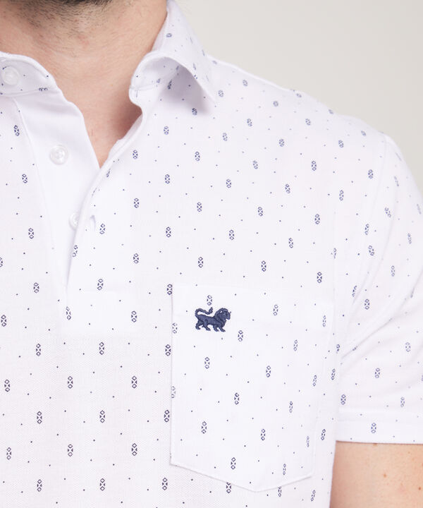 Polo Cuello Maquina Estampada Con Bolsillo image number null