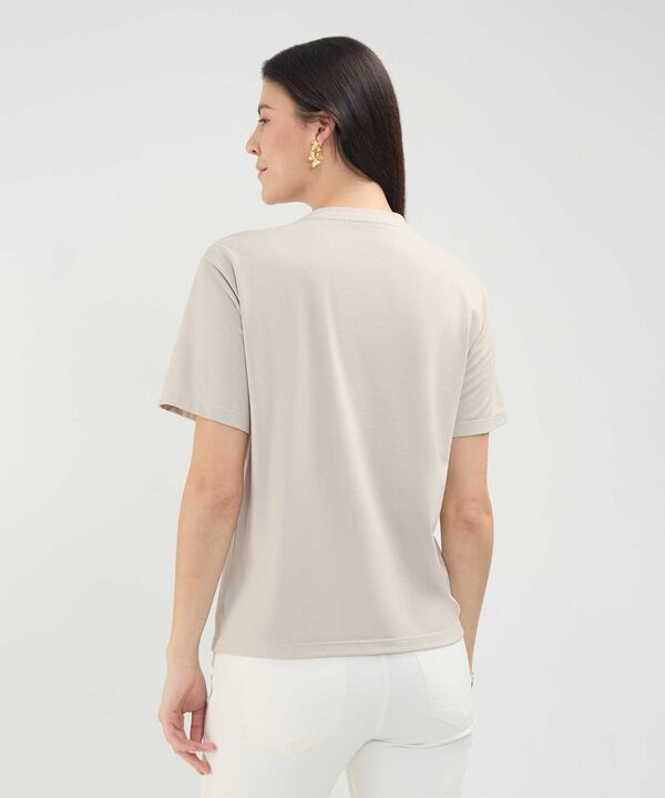 Camiseta Estampado Botánico