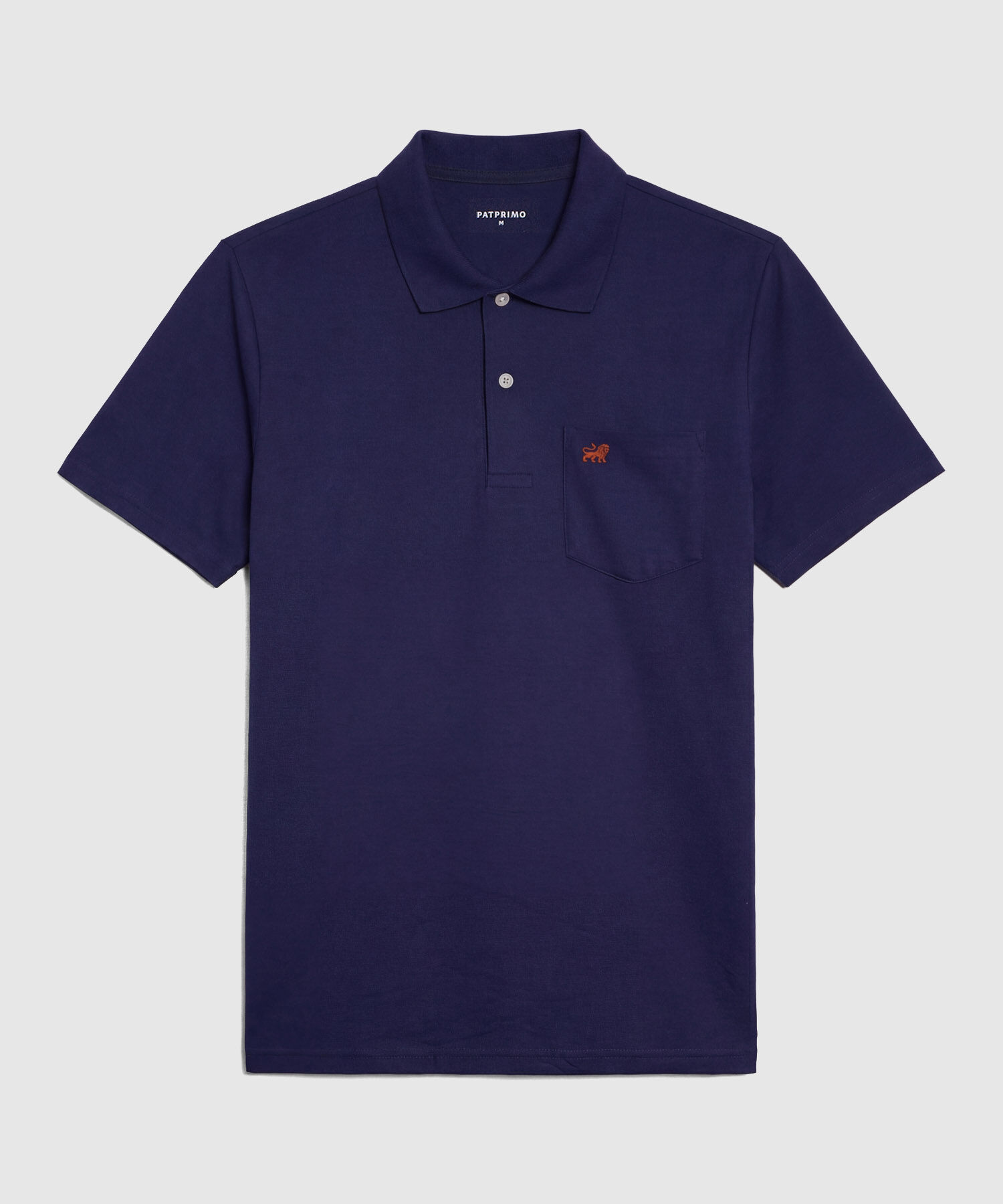 Polo Unicolor Con Bolsillo 