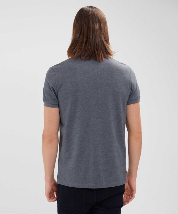 Polo Tejido Unicolor Cuello Y Puños Tejidos,Sin Bolsillo Con Hiladillo.
