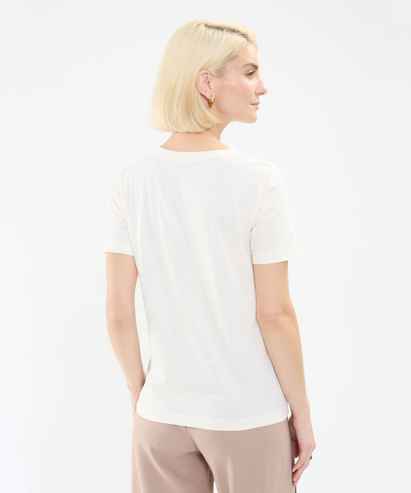 Camiseta Bordado Floral