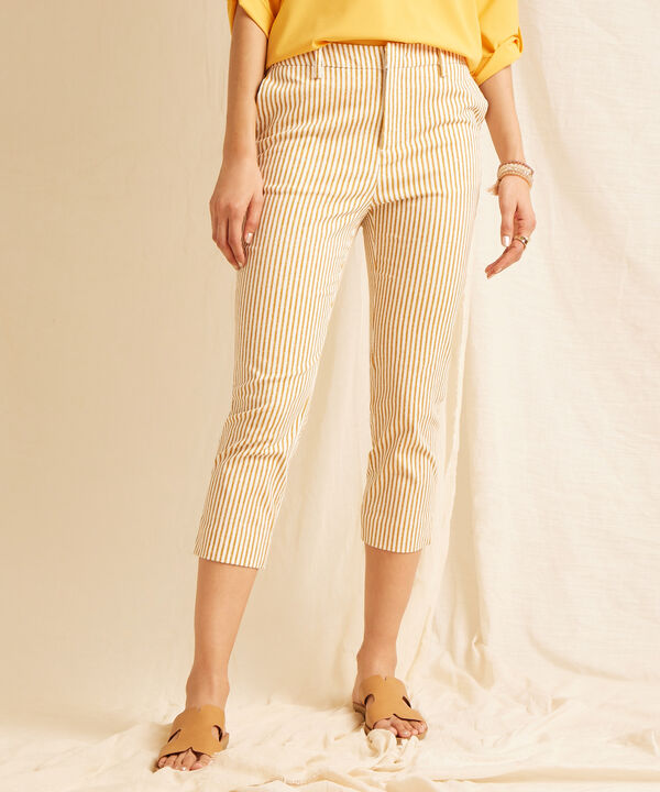 Pantalón Capri Con Bolsillos Laterales