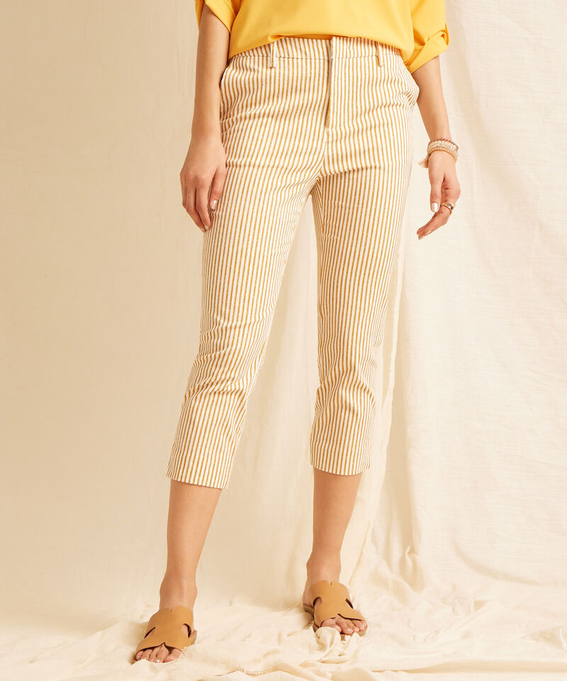 Pantalón Capri Con Bolsillos Laterales