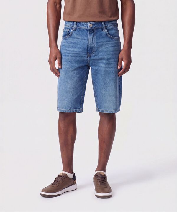 Bermuda Denim Cinco Bolsillos Hombre image number null
