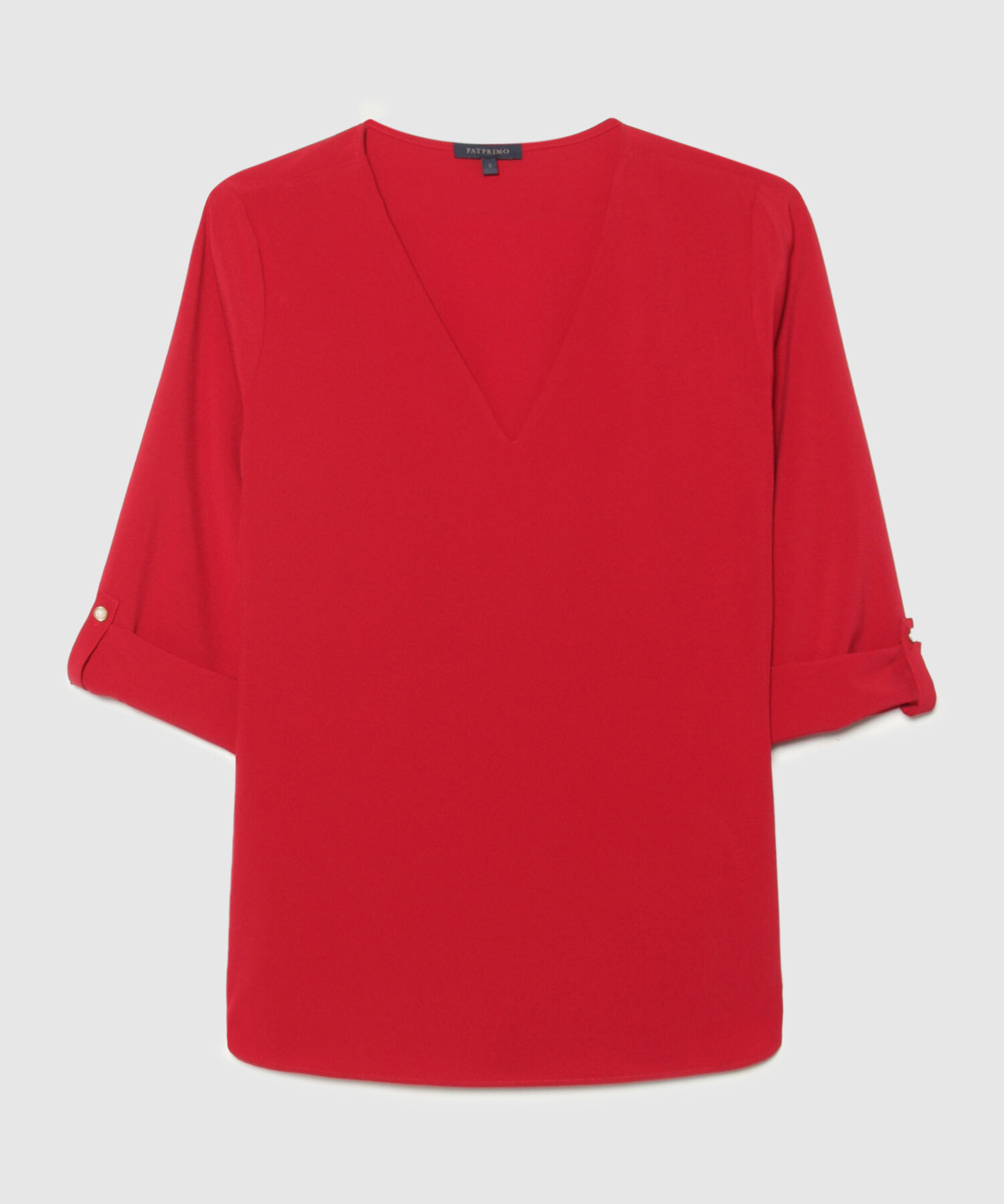 Blusa Unicolor Manga 3/4