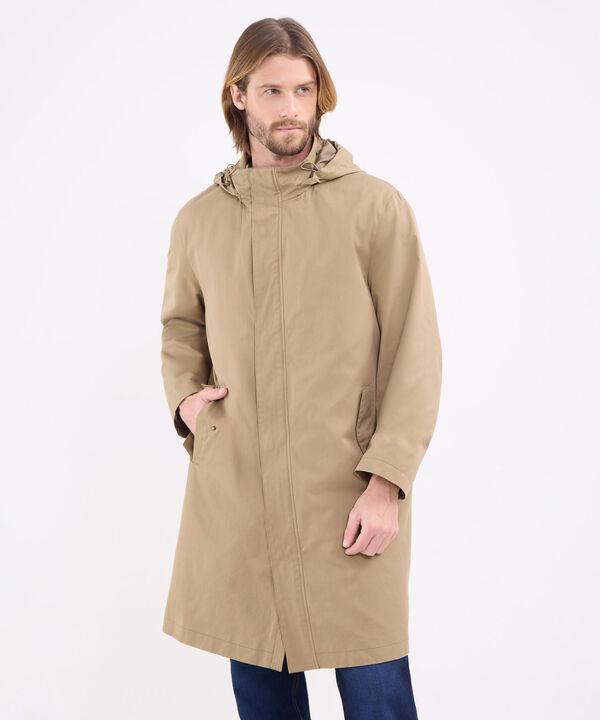 Chaqueta Larga Con Capota  image number null