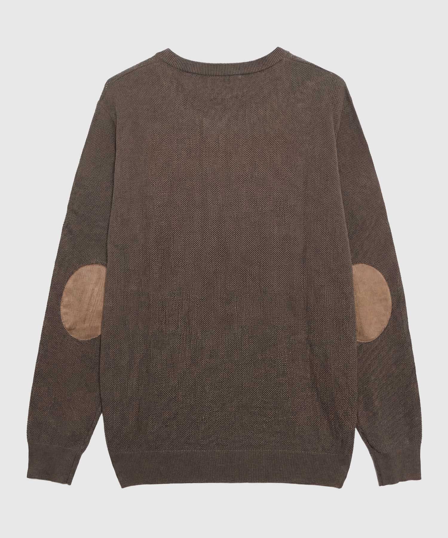 Su&eacute;ter en Tejido de Punto con Textura para Hombre