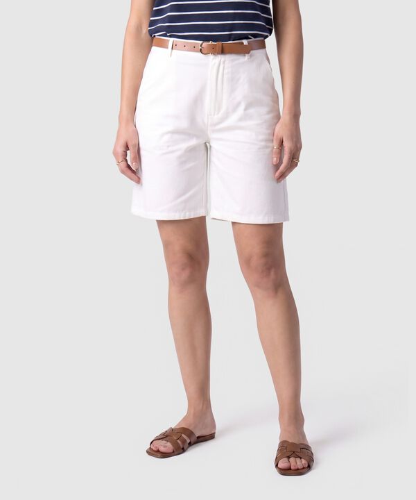 Bermuda Larga Unicolor Para Mujer image number null