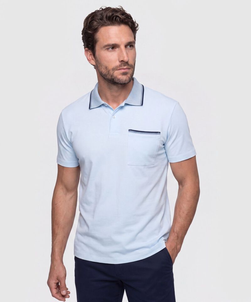 POLO TIRA TEJIDA CON BOLSILLO