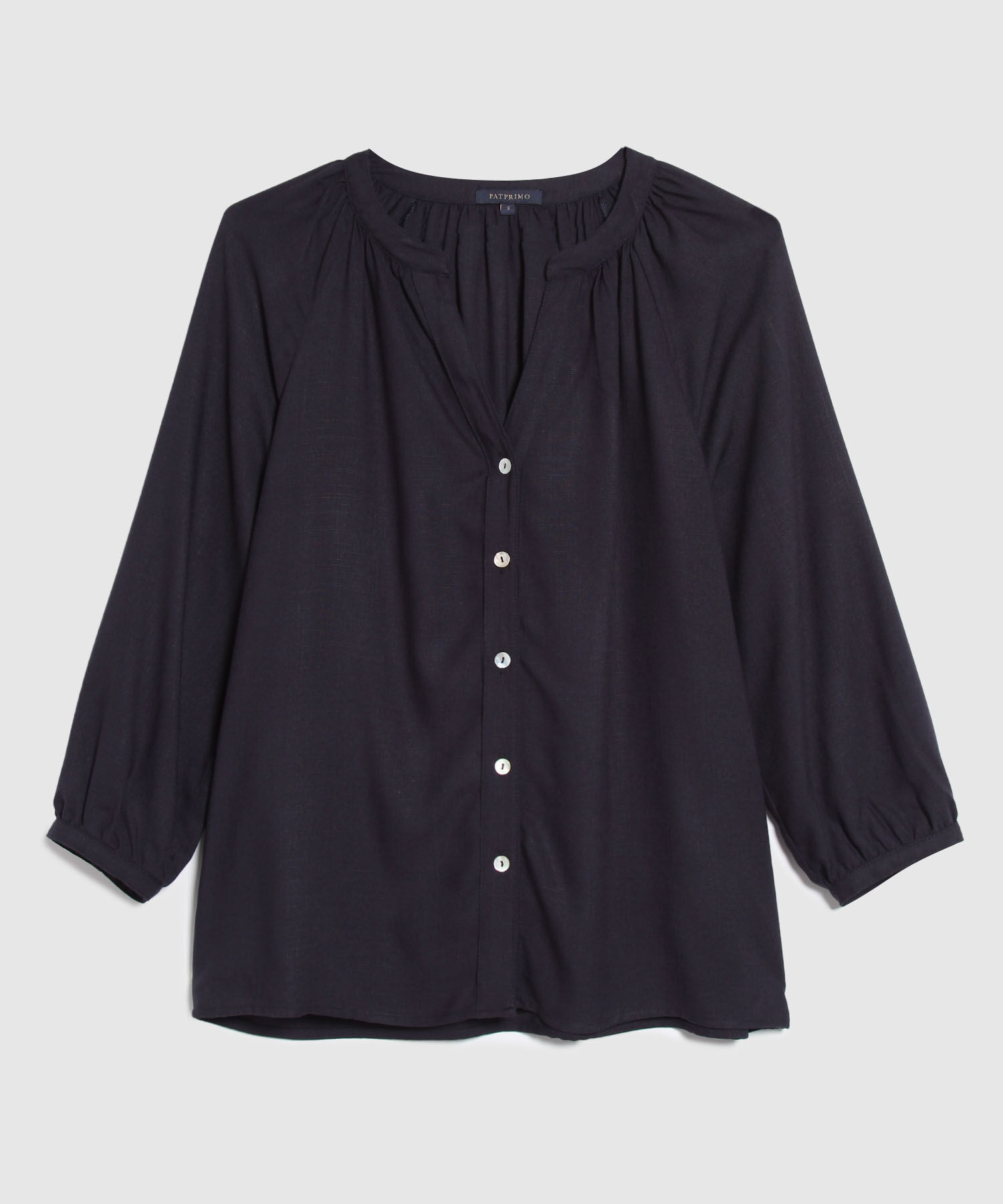 Blusa M 3/4 Cuello Neru Unicolor