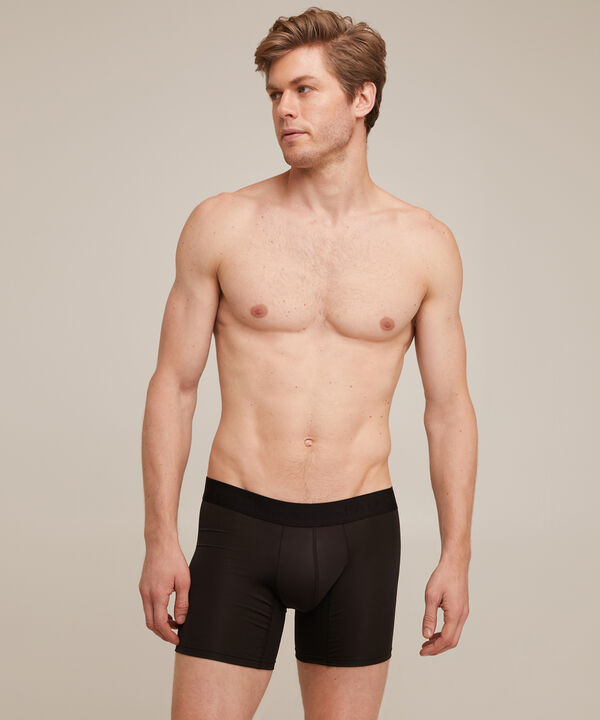 Combo Pantaloncillo X 2 Boxer Medio Microfibra Paq X2 Unicolores Igual Vte