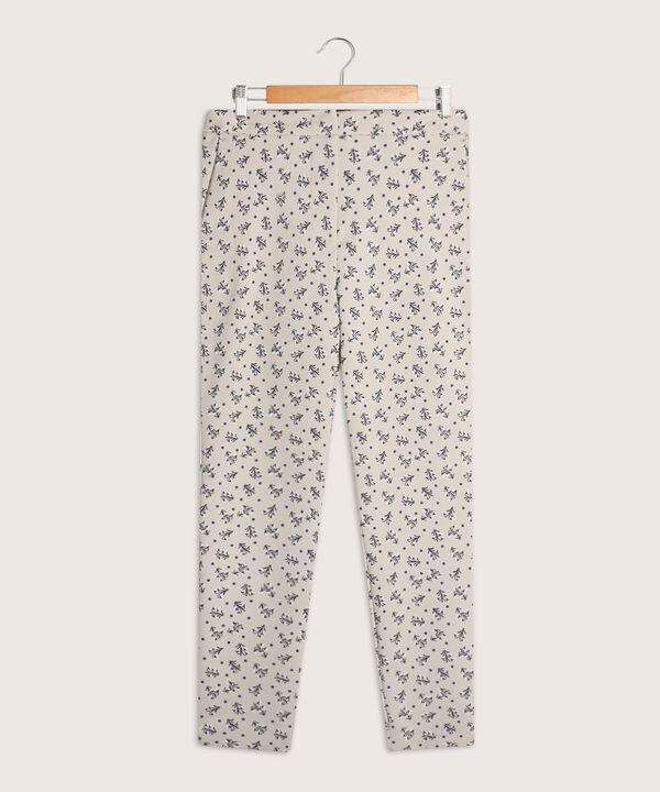 Pantalon Clasico Estampado image number null