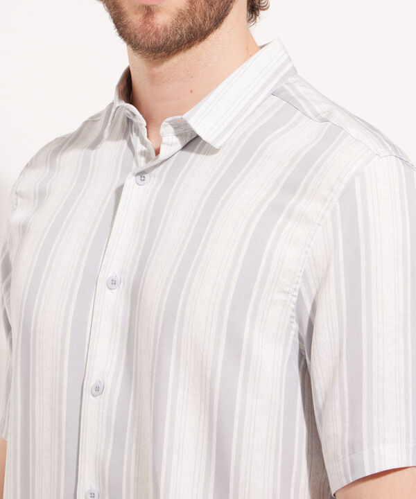 Camisa Manga Corta Estampada En Viscosa image number null